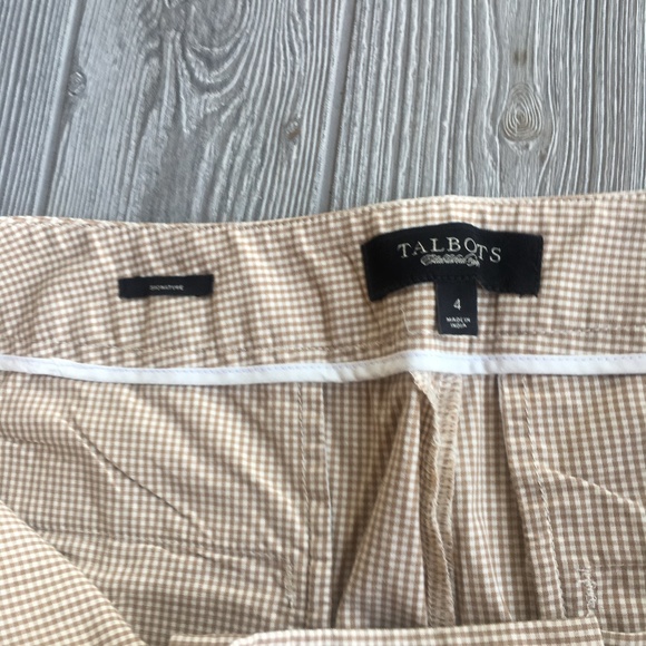 ❤️Talbots Curvy Ankle Straight leg Brown Size 4 - Picture 7 of 8